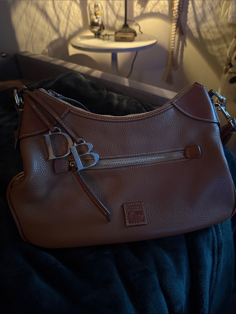 Dooney & Bourke Pebble Leather Shoulder Bag